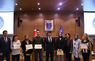 Bursa Büyükşehir personeline katılım sertifikası...