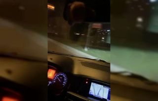 Bursa’da kaza anını saniye saniye kaydetti