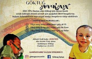 Bursa’da SMA’lı Göktuğ yardım bekliyor