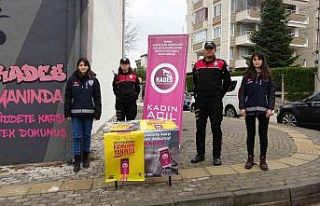 Bursa’da trafolar "Susmak Şiddeti Gölgeler"...