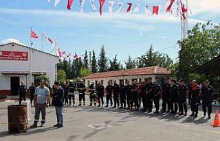 Büyükşehir İtfaiye personeline doğalgaz yangını...