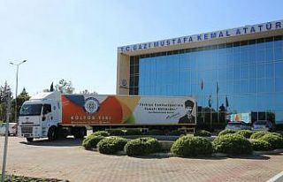 Büyükşehir Kültür Tırı hizmet için yollarda