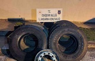 Çalıştığı işletmeye ait kamyon lastiklerini...