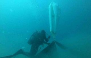 Çanakkale Boğazı’nda 350 metrekare hayalet ağ...