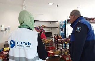 Canik zabıtasından nokta denetim