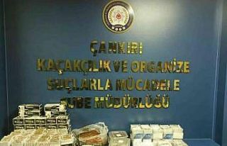 Çankırı’da binlerce makaron ele geçirildi