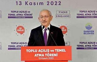 CHP lideri Kılıçdaroğlu, Sarıyer’de toplu açılış...