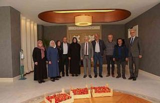 Çilek üreticisi kadınlara Başkan Erdem’den tam...