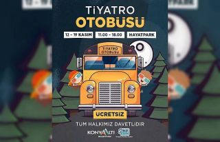 Çocuklara özel tiyatro otobüsü