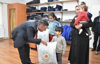 Çocukların bedeni ısındı, yüzü güldü