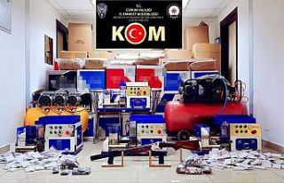 Çorum’da kaçak makaron sigara operasyonu