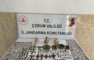 Çorum’da tarihi eser operasyonu