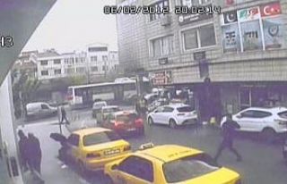 Dehşet anları kamerada: Kavgada husumetlisi yerine...