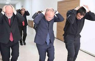 Denizli’de 7 bin kişiyle ’Deprem Anı, Çök...