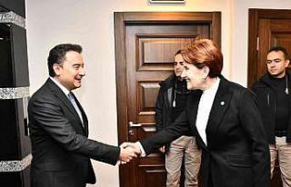 DEVA Partisi lideri Babacan’dan İYİ Parti lideri...