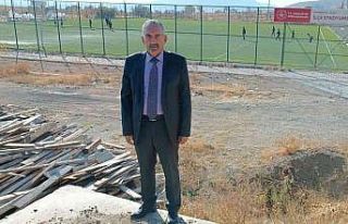 Dicle ilçesindeki sentetik futbol sahası FİFA standartlarında...