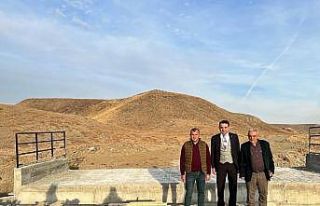 Digor’da menfez yapımı sürüyor