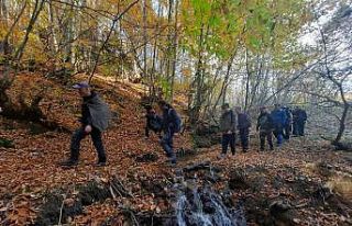Doğa tutkunları eşsiz manzara eşliğinde 20 kilometre...