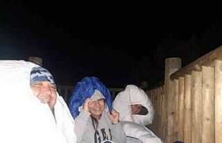 Doğa tutkunlarından ‘kış kamplarına hazırlık’...