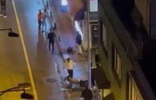 Eğlence mekânındaki çıkan kavga sokağa taştı:...