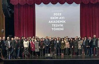 Ekim ayı bilimsel teşvik ve ödül töreni düzenlendi