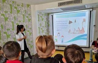 Ekolojik kreşte miniklere ağız ve diş sağlığı...