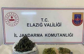 Elazığ’da 1,5 kilo esrar ele geçirildi: 2 gözaltı