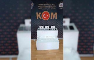 Elbistan’da kaçak telefonlar ele geçirildi