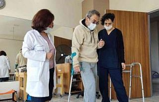 Emekli asker azmiyle ayağa kalktı