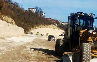 Ereğli-Devrek karayolunda çalışmalar hızlandı