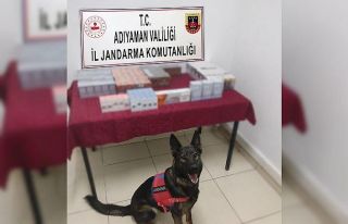Erzak dolabında kaçak sigaralar ele geçirildi