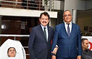 Eskişehir Adliyesinde kan bağışı kampanyası...