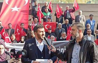 Eskişehir Kardeşlik Platformu basın açıklamasında...