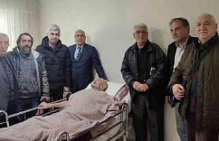 Felç geçiren başpehlivana marol ziyareti