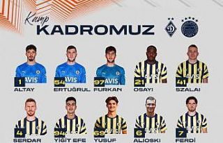 Fenerbahçe’nin kamp kadrosu belli oldu