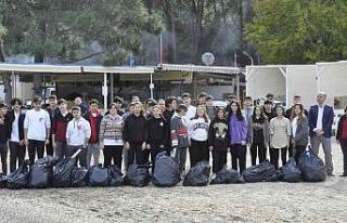 Fethiye’ de deniz dibi temizliği yapıldı