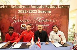 Gebze Belediyesi Ampute Futbol Takımı, 3 yeni ismi...