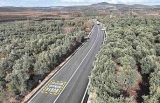 Gölyazı yolu sil baştan yenilendi