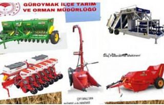 Güroymak Tarım ve Orman Müdürlüğünün ekipman...