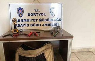 Hatay’da hırsızlık yapan 3 şüpheli yakalandı