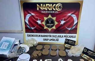 Hatay’da uyuşturucu operasyonu