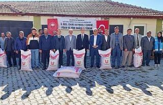 Hisarcık’ta çiftçilere yüzde 50 hibeli 40 ton...