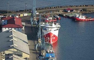 İki haftadır Trabzon Limanında demirli bekliyor