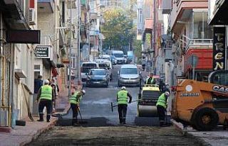 İlkadım’da bozuk yollara asfalt