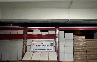 Jandarmadan 3 milyon 400 bin kaçak makaron operasyonu