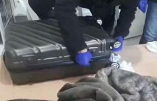 Jandarmanın baskın yaptığı evde bir valiz dolusu...