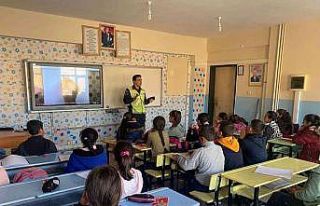 Jandarmanın güvenli trafik için eğitim ve denetimleri...