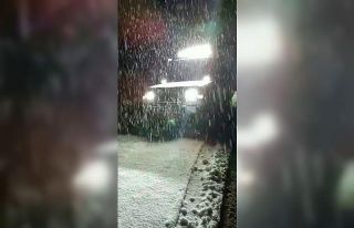 Karabük’te kar kalınlığı 10 santimetreye yaklaştı