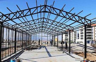 Karaman’da geri dönüşüm parkında çalışmalar...