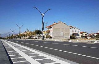 Karaman’da Yavuz Sultan Selim Bulvarı modern görünüme...